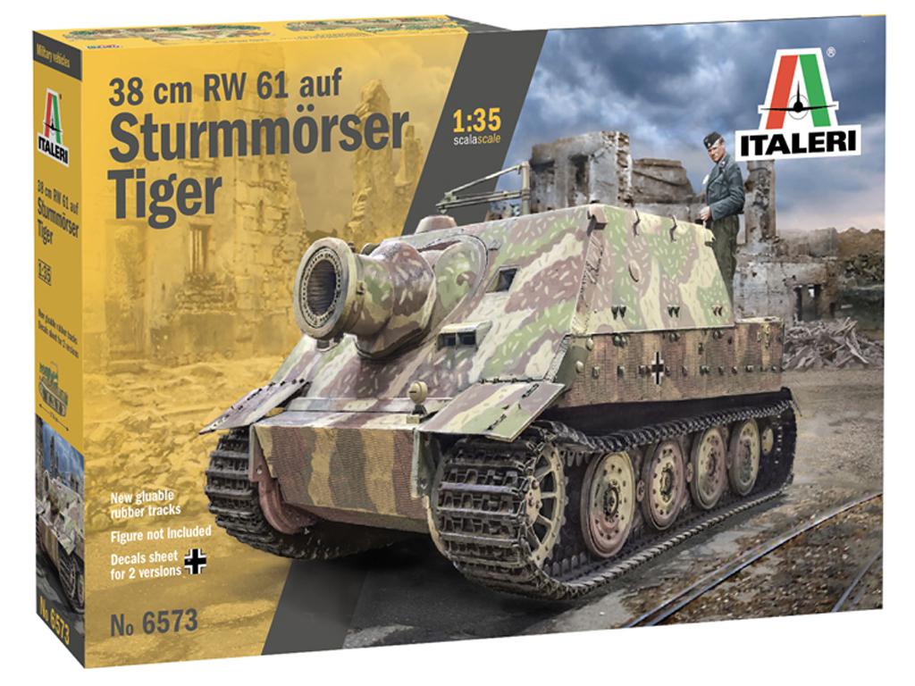 38 cm RW 61 auf Sturmmorser Tiger (Vista 1)