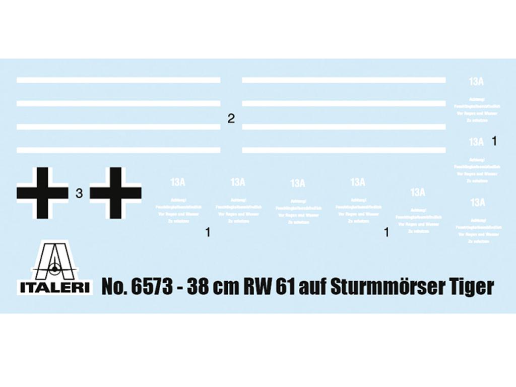 38 cm RW 61 auf Sturmmorser Tiger (Vista 3)