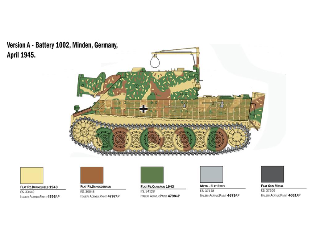 38 cm RW 61 auf Sturmmorser Tiger (Vista 4)