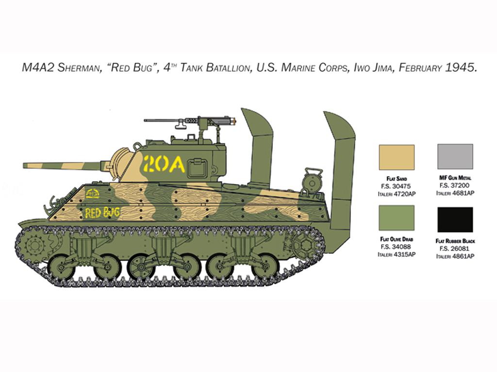 M4 Sherman U.S. Marines Corps (Vista 4)