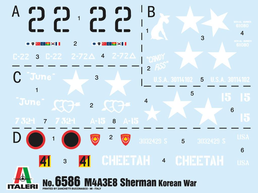 Sherman M4A3E8 - Korean War (Vista 2)