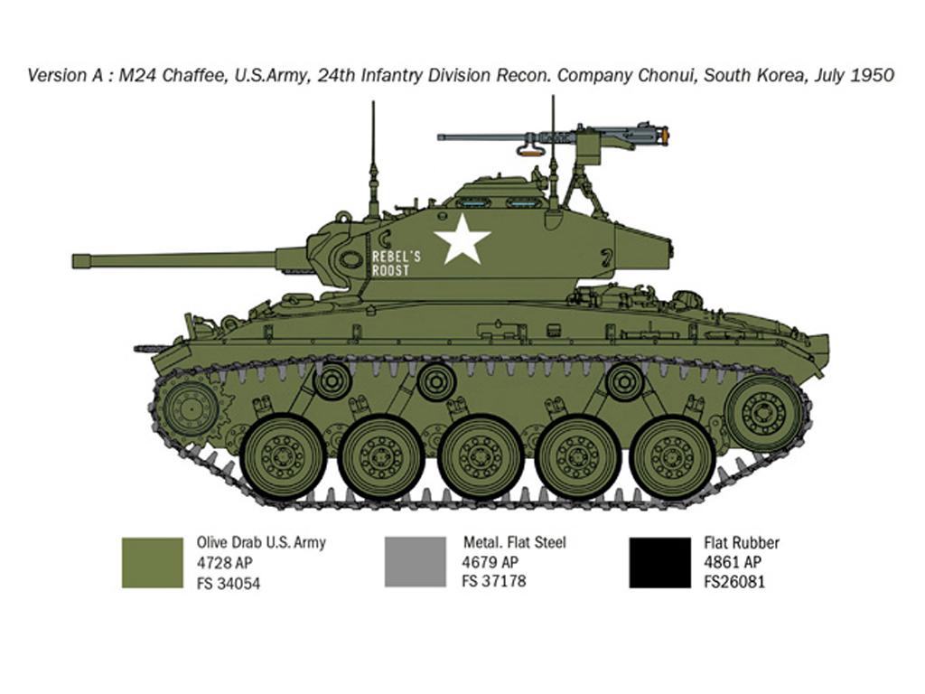 M24 Chaffee Korean War (Vista 4)