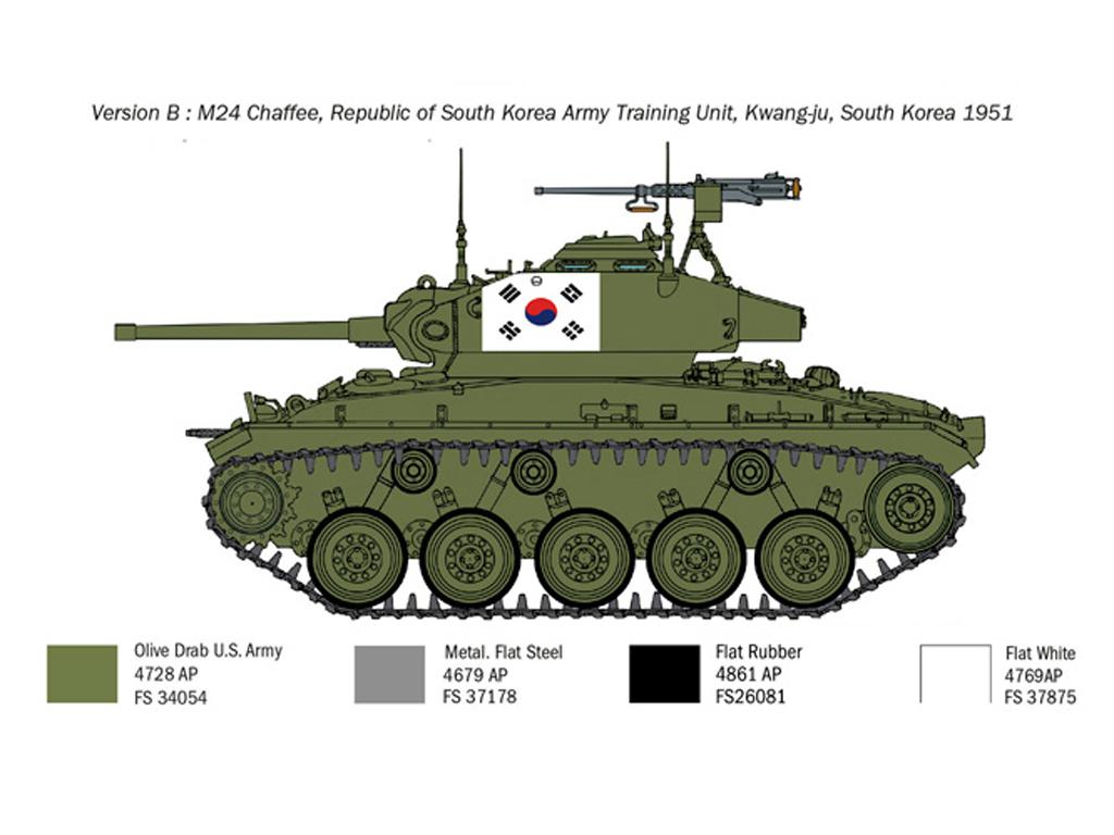 M24 Chaffee Korean War (Vista 6)