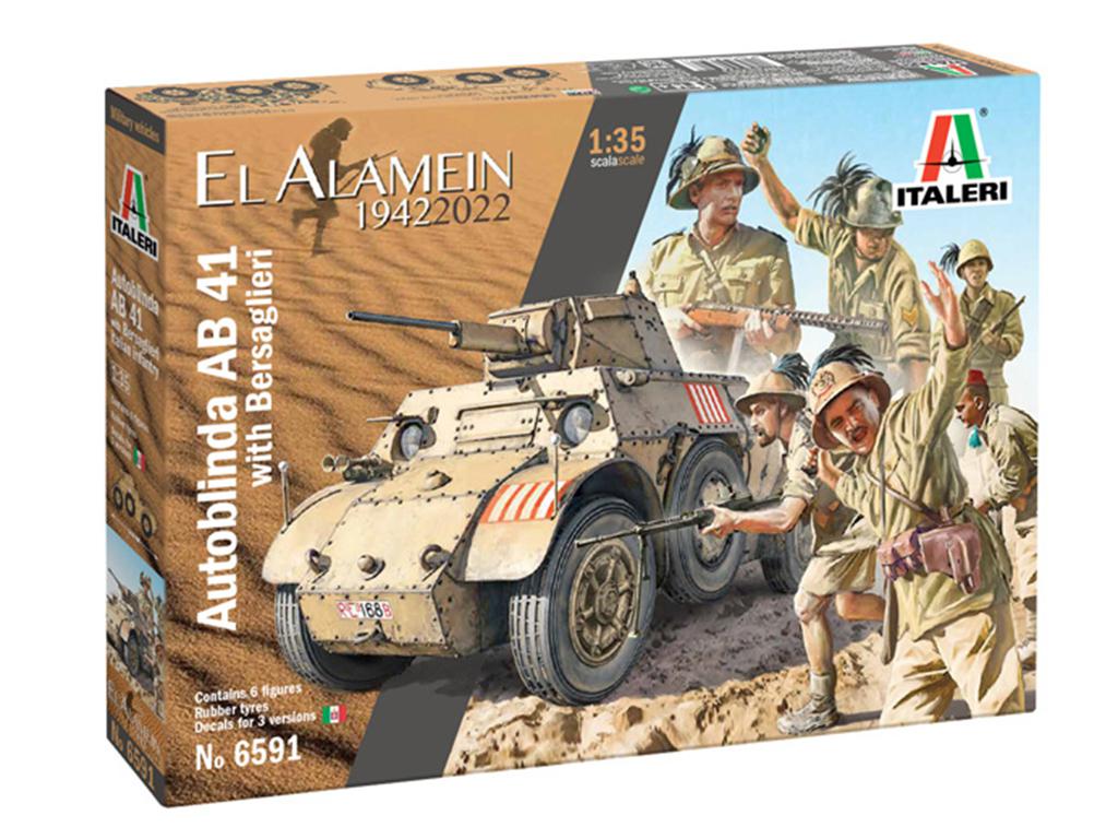 Autoblinda AB 41 with Bersaglieri El Alamein (Vista 1)