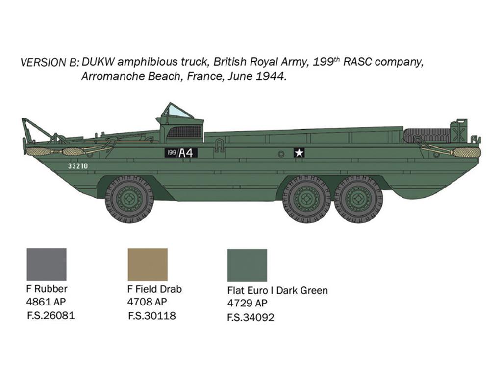 DUKW 2 1/2 ton GMC truck amphibious version (Vista 4)