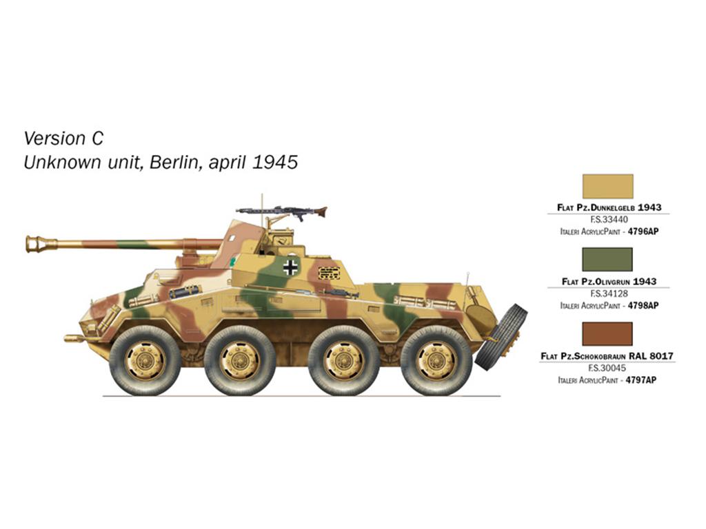 Vehiculo Blindado SD.KFZ. 234/4 6 Ruedas (Vista 4)