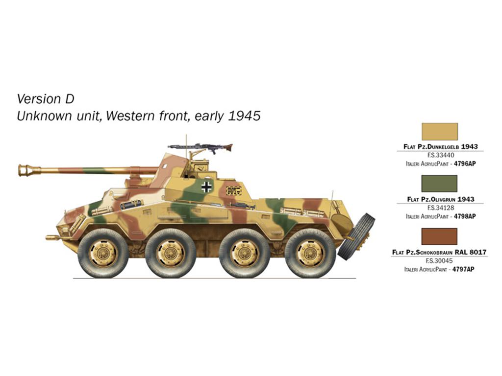 Vehiculo Blindado SD.KFZ. 234/4 6 Ruedas (Vista 5)