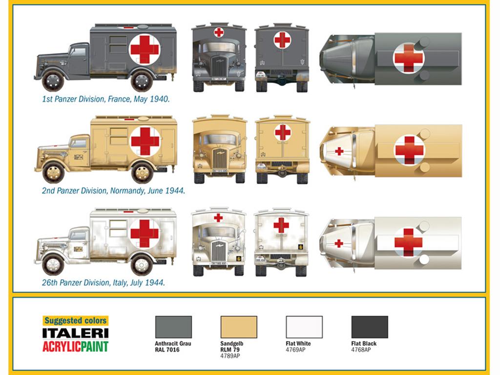 Opel Blitz Kfz.305 Ambulancia (Vista 2)