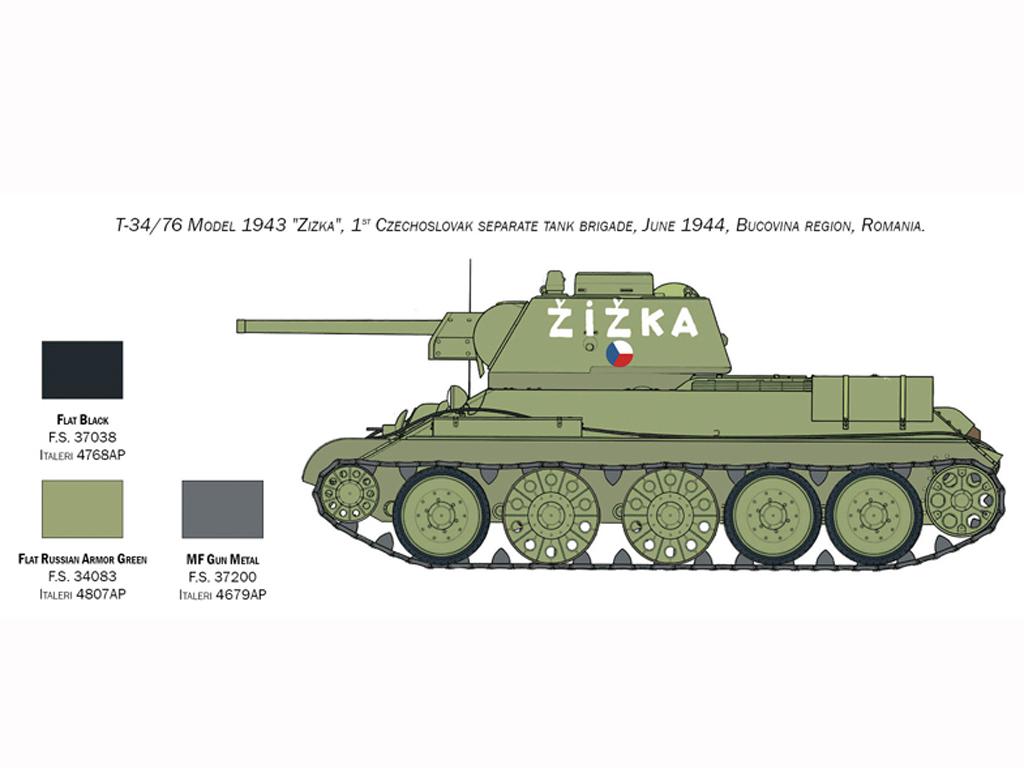 T-34/76 Model 1943 (Vista 2)