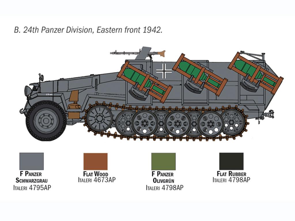 Sd. Kfz. 251/1 Wurfrahmen Stuka zu Fuss (Vista 6)