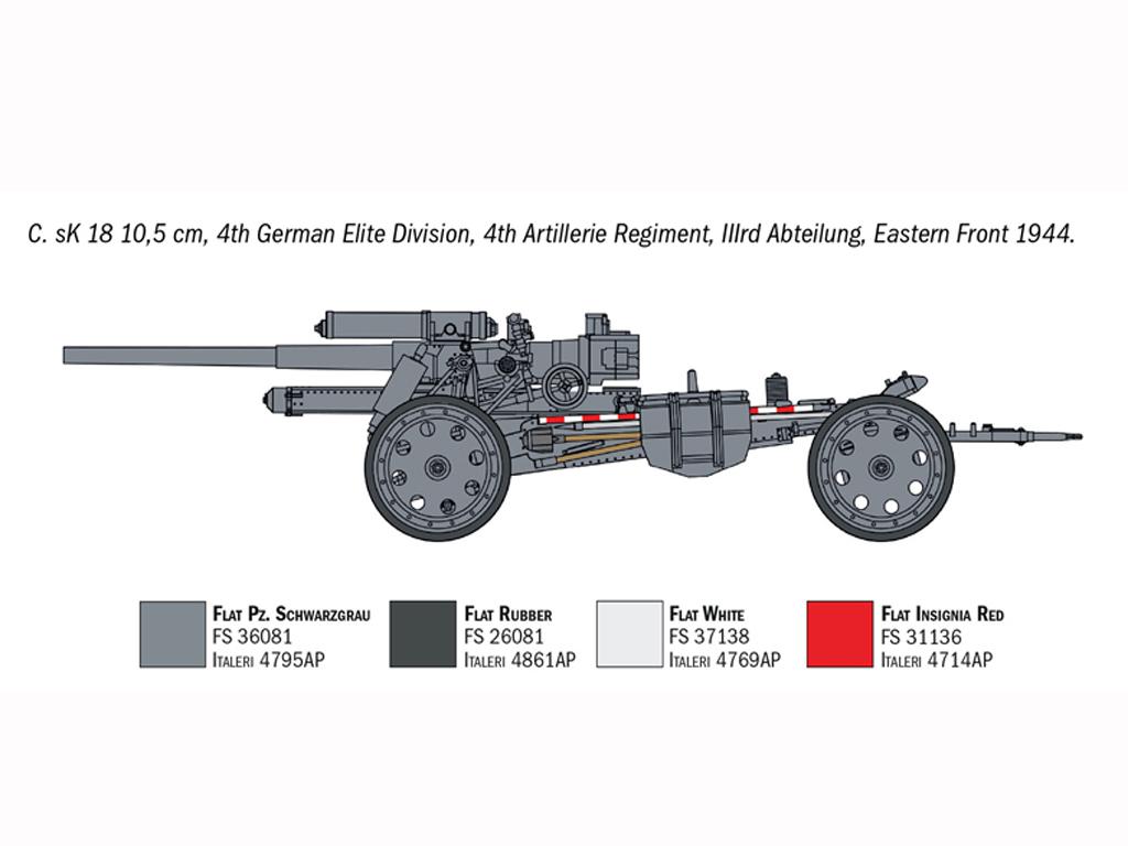 15cm Field Howitzer 10,5 cm Field Gun (Vista 2)