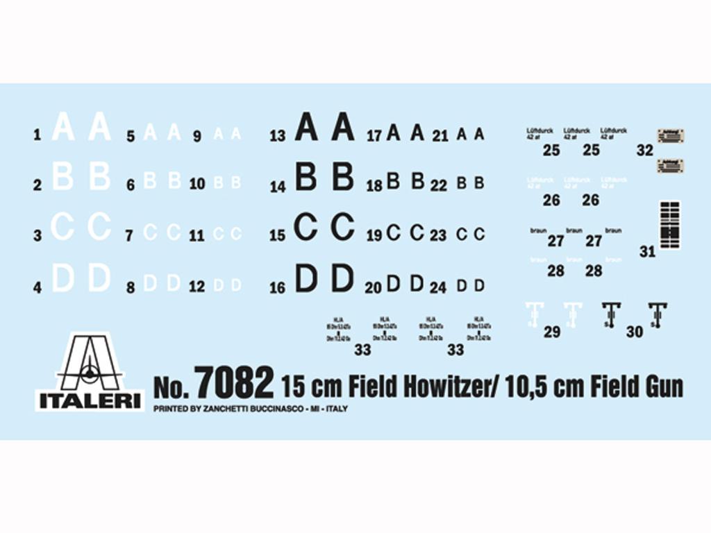 15cm Field Howitzer 10,5 cm Field Gun (Vista 5)