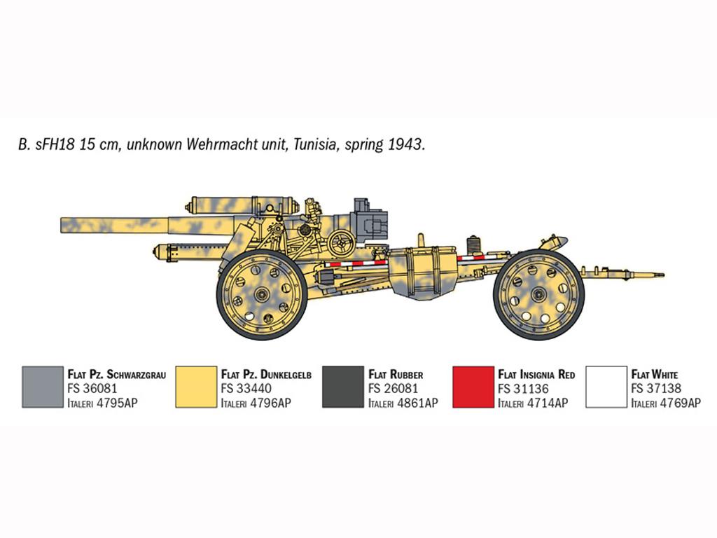 15cm Field Howitzer 10,5 cm Field Gun (Vista 7)