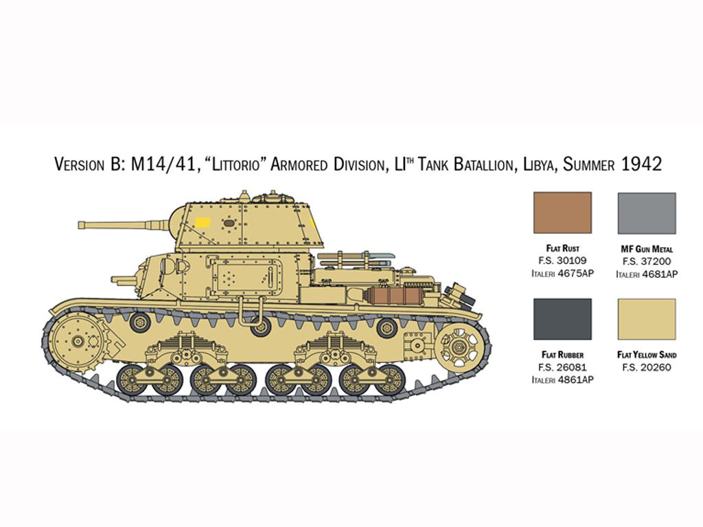 Italian Tanks - Semoventi M13/40 - M14/41 - M40 - M41 (Vista 5)