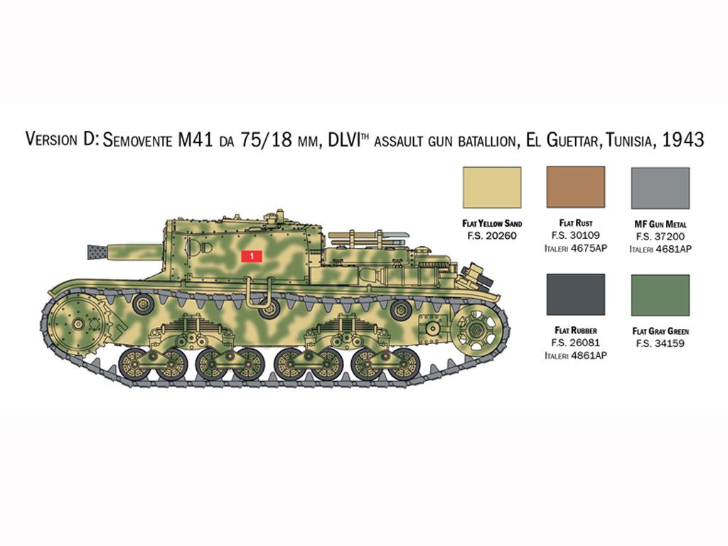 Italian Tanks - Semoventi M13/40 - M14/41 - M40 - M41 (Vista 7)