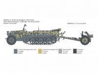 Sd. Kfz. 10 Demag D7 with 7,5 cm leIG 18 and crew (Vista 8)