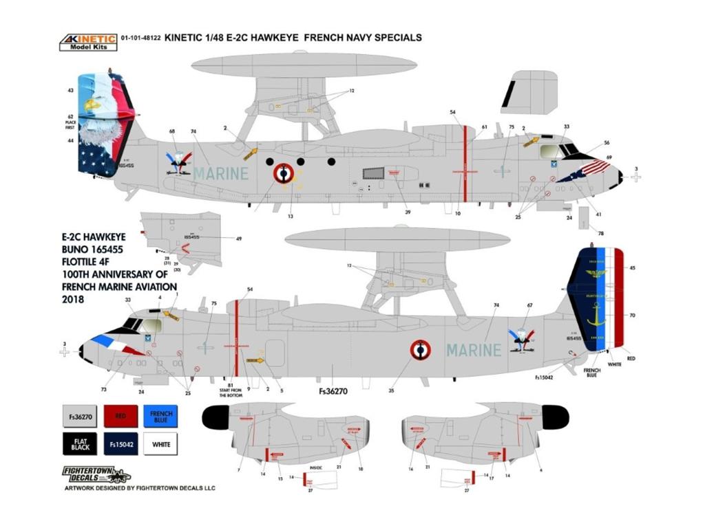 Grumman E-2C Hawkeye French Aeronavale (Vista 2)