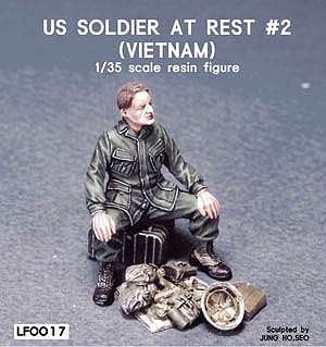 US Soldado descansando  (Vista 1)