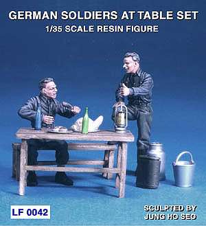 Soldados Alemanes comiendo (Vista 2)