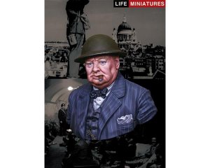 British Prime Minister Winston Churchill  (Vista 1)