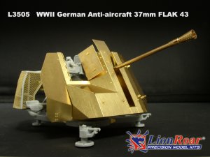 German Anti-Aircraft 37mm FLAK 43  (Vista 2)