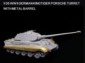 Kingtiger Porsche Turret Detail set  (Vista 2)