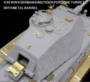 Kingtiger Porsche Turret Detail set  (Vista 3)