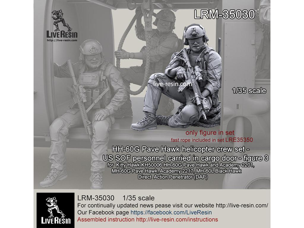 Personal SOF transportado en la puerta de carga (Vista 1)