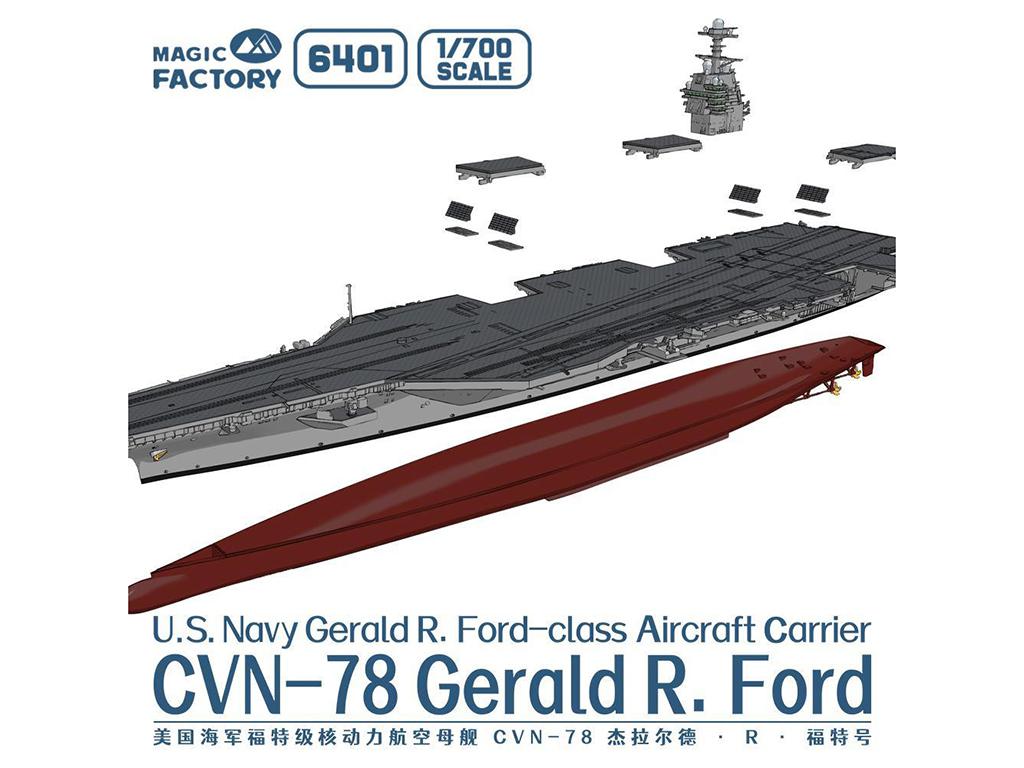 U.S. Navy Gerald R. Ford-class Aircraft Carrier- USS Gerald R. Ford CVN-78 (Vista 4)