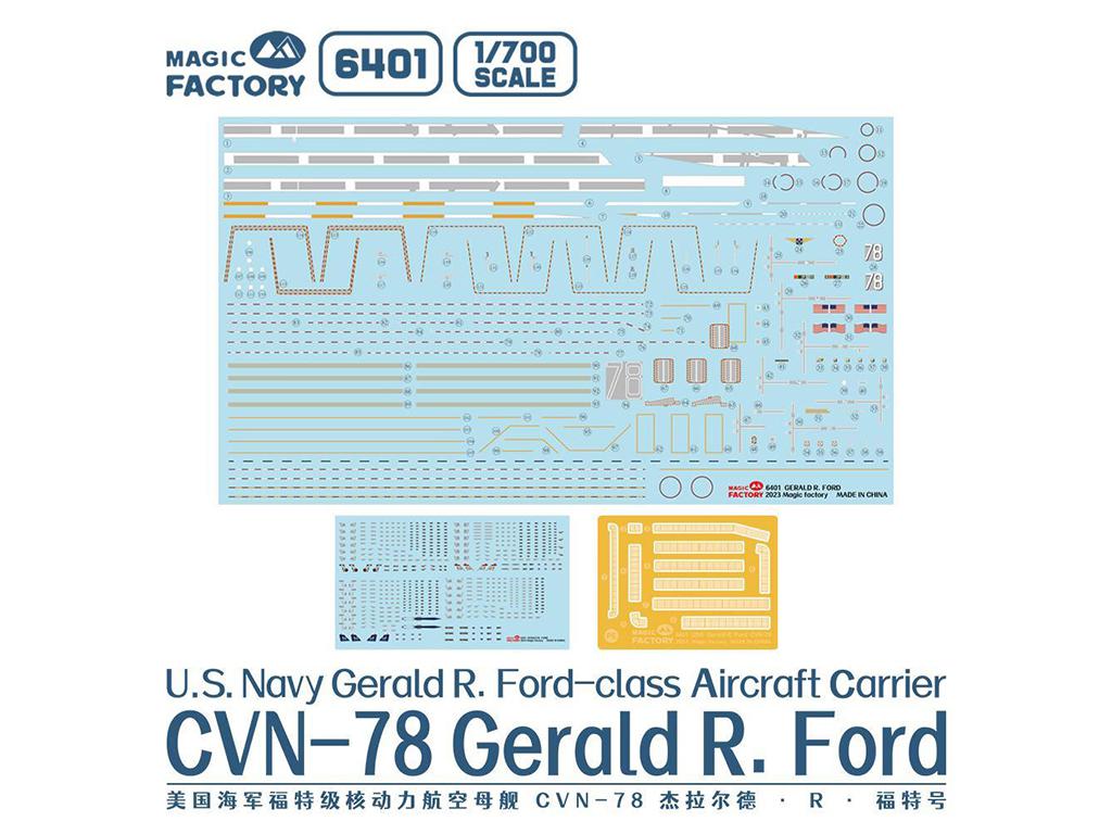 U.S. Navy Gerald R. Ford-class Aircraft Carrier- USS Gerald R. Ford CVN-78 (Vista 6)