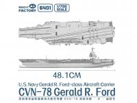 U.S. Navy Gerald R. Ford-class Aircraft Carrier- USS Gerald R. Ford CVN-78 (Vista 9)