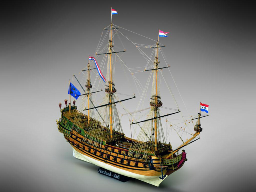 Navio Holandes de 1663 Friesland (Vista 2)