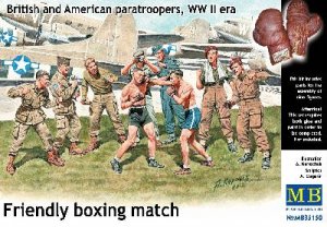 Friendly boxing match. British and Ameri  (Vista 1)