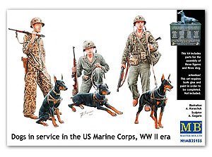Dogs in the service in Marine Corps, WW   (Vista 1)