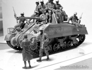 US Paratroopers & British Tankman, Franc  (Vista 5)