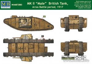 MK II Male British Tank, Arras Battle pe  (Vista 2)