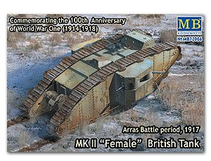 MK II Female British Tank, Arras Battle  (Vista 3)