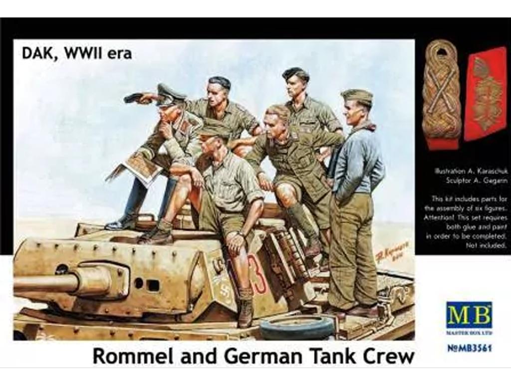 Rommel y carristas Afrika Korps  (Vista 1)