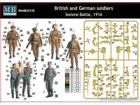 Soldados Britanicos y Alemanes, Batalla de Somme 1916 (Vista 7)