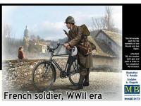 Soldado Frances con Bicicleta 1940 (Vista 3)