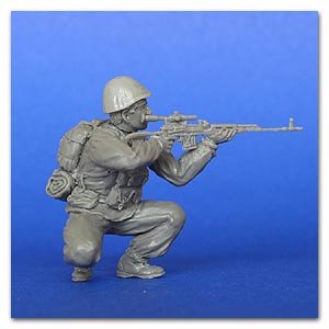 The Russian soldier with Dragunov SVD   (Vista 1)