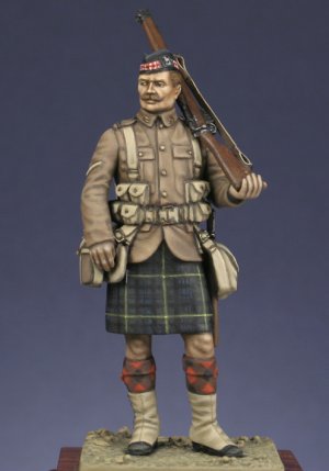 Scottish infantryman 1914 Gordon highlan  (Vista 1)