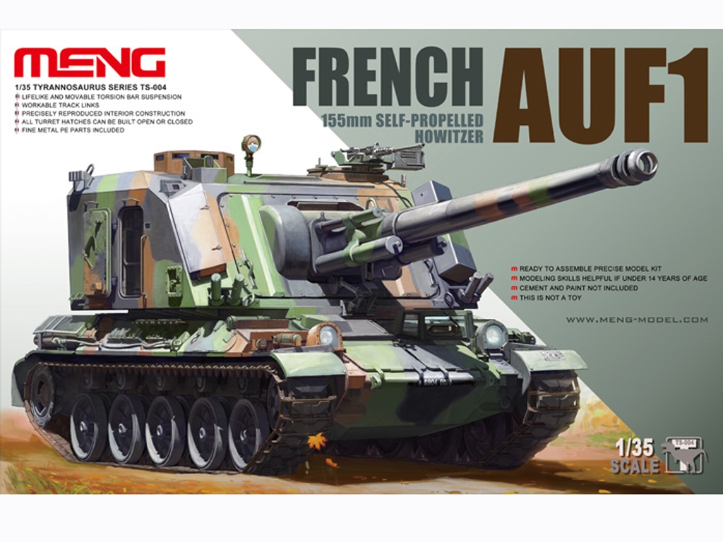 French AUF1 155mm Self-propelled Howitze - Ref.: MENG-TS004