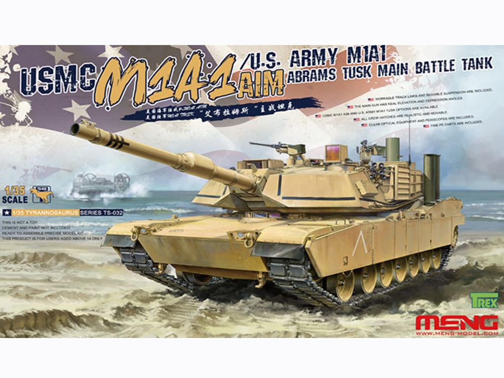 USMC M1A1 AIM/U.S. Army M1A1 Abrams TUSK  (Vista 1)