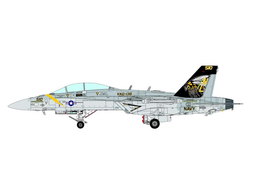 Boeing EA-18G Growler Electronic Attack Aircraft Yellow Jackets (Vista 2)