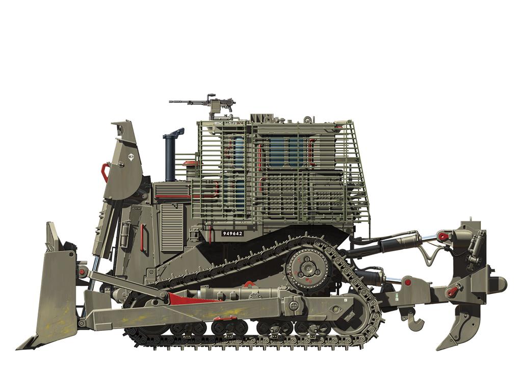 D9R Bulldozer Armado con Armadura SLAT (Vista 12)