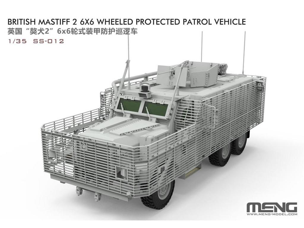 British Mastiff 2 6X6 Wheeled Protected Patrol Vehicle (Vista 2)
