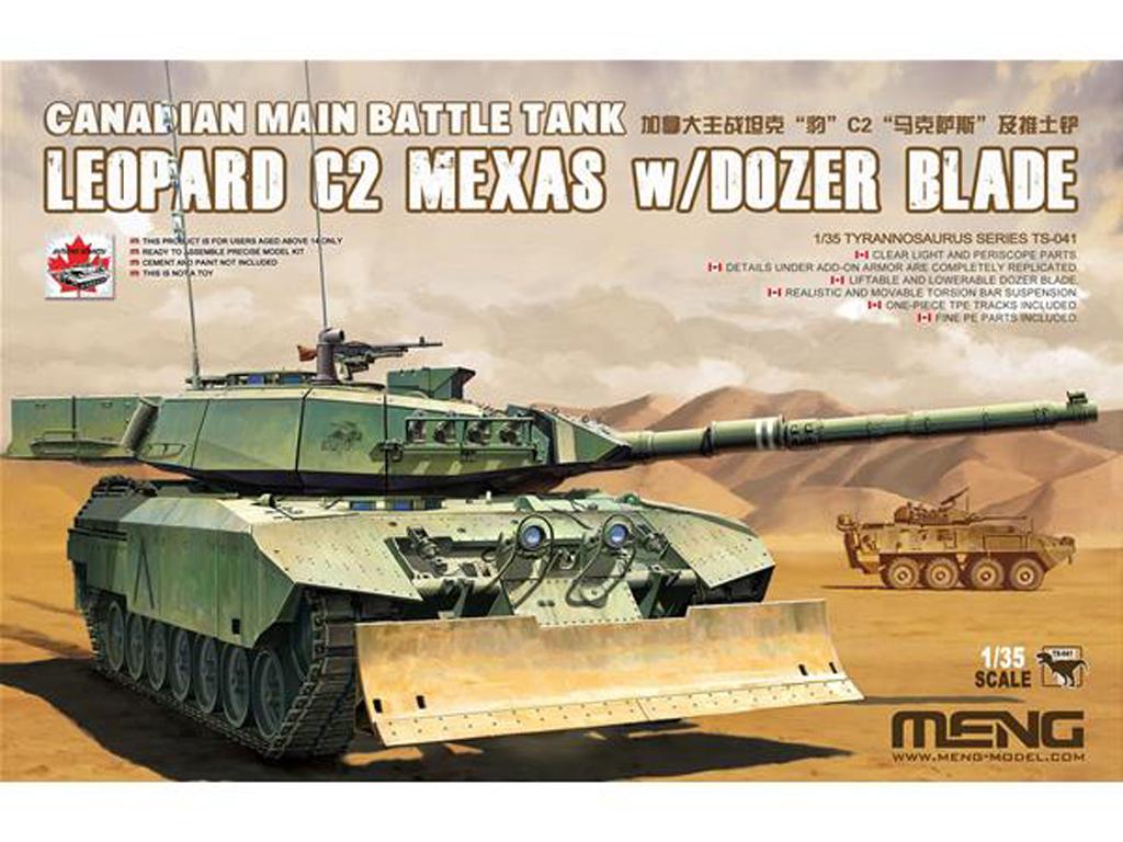 Canadian Main Battle Tank Leopard C2 MEXAS w/Dozer Blade (Vista 1)