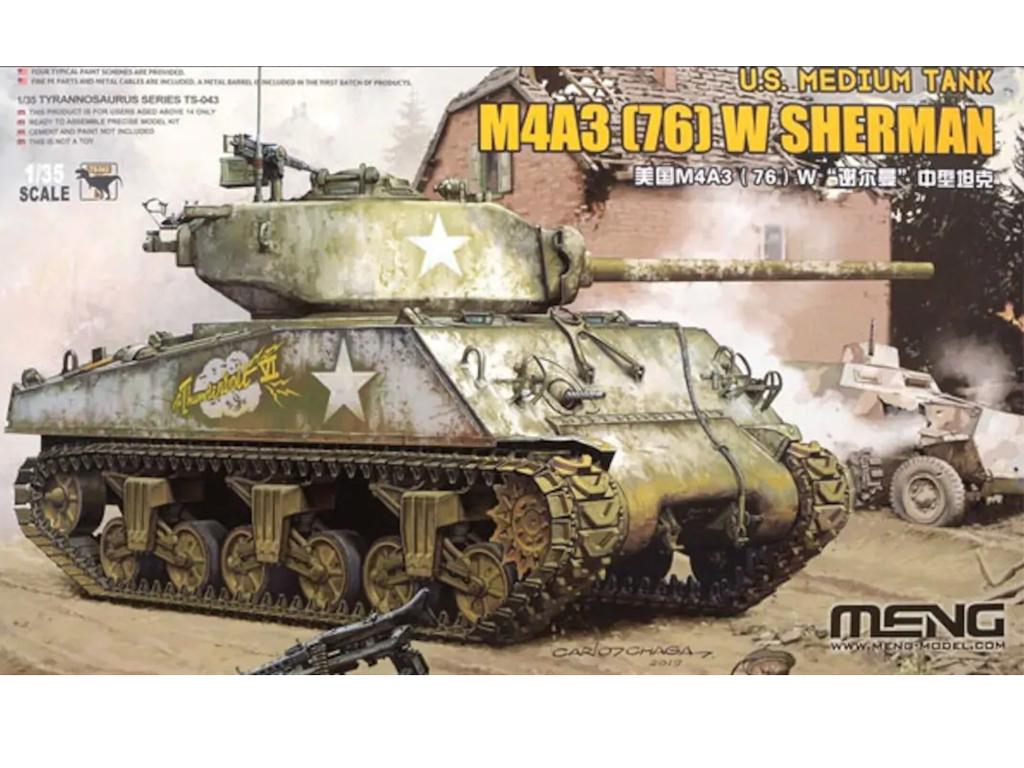 U.S. Medium Tank M4A3 (76) W Sherman  (Vista 1)