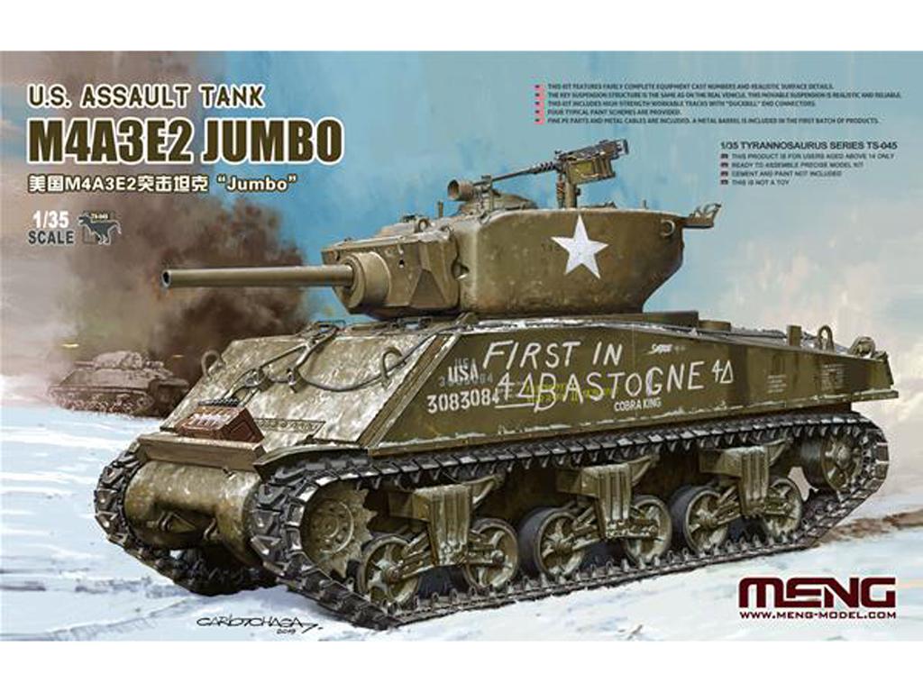 U.S. Assault Tank M4A3E2 Jumbo (Vista 1)